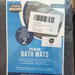 Premium Bath Mats - Gray